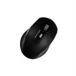 MOUSE INALAMBRICO 1600 DPI OPTICO RECARGABLE ERGONOMICO SILENCIOSO PERFECT CHOICE CLIX - NEGRO//SUSTITUYE A MS-1357/PC-044796