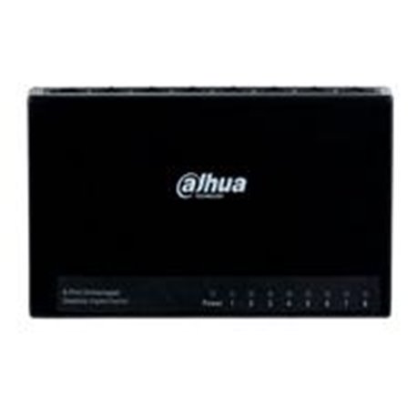 SWITCH/ DAHUA/ PFS3008-8GT-L/ SWITCH DE ESCRITORIO 8 PUERTOS/ GIGABIT ETHERNET/ 10/100/1000/ DISEÑO COMPACTO/ CAPA 2/ SWITCHING 