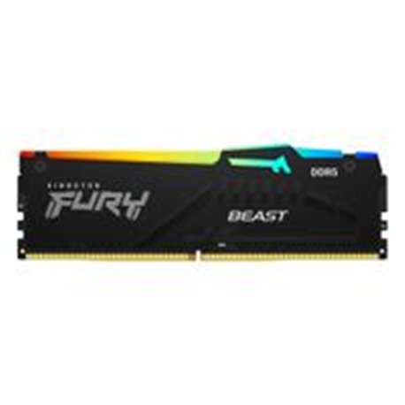 MEMORIA RAM KINGSTON FURY BEAST DDR5 BLACK 32GB 4800MHZ CL38 RGB (KF548C38BBA-32)
