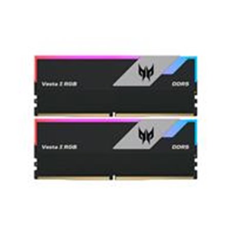 MEMORIA ACER PREDATOR VESTA II U-DIMM DDR5 32GB (2X16GB) 6000 MT/S, CL32 GAMING RGB COLOR NEGRO (BL.9BWWR.378)
