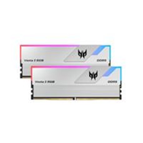MEMORIA ACER PREDATOR VESTA II U-DIMM DDR5 64GB (2X32GB) 6000 MT/S, CL32  GAMING RGB  COLOR PLATA (BL.9BWWR.382)
