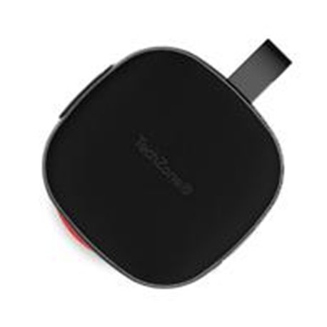 BOCINA INALAMBRICA TECHZONE TZSP01 TWS BATERIA 1200 MAH COLOR NEGRA