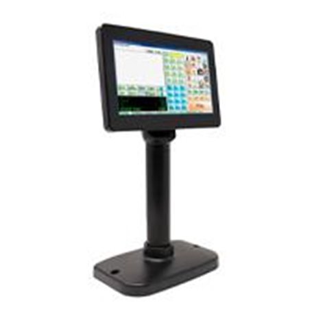 PDL007U PANTALLA DE CLIENTE 3NSTAR PDL007, LCD, 7 PULGADAS, USB, BASE AJUSTABLE 3 POSICIONES