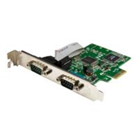 PEX2S1050 TARJETA PCI EXPRESS SERIAL DE 2 PUERTOS DB9 RS232 CON UART 16C1050 - ADAPTADOR INTERNO SERIAL PCI-E - STARTECH.COM MOD