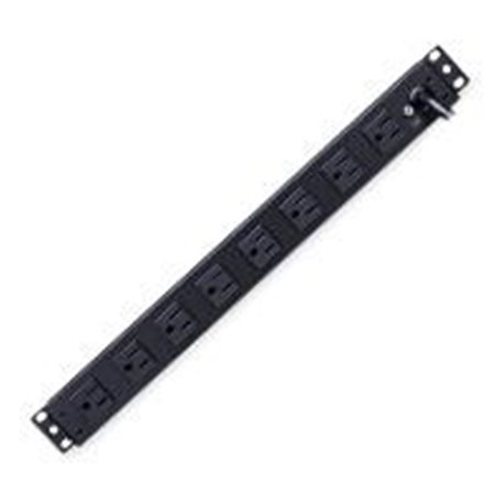 PDU15B8R PDU CYBERPOWER (PDU15B8R), 15A, 1U, 120V, NEMA 5-15P, 8 NEMA 5-15R