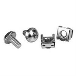 CABSCREWM62 PACK DE 100 TORNILLOS DE MONTAJE Y TUERCAS ENJAULADAS M6 PARA RACK GABINETE DE SERVIDORES