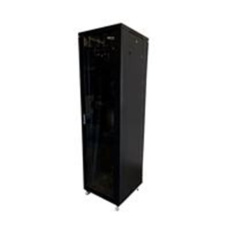 WAM-FCNL42UR6 GABINETE WAM FCNL42UR6 PARA PISO CON PUERTA DE CRISTAL, RACK INTERNO A 19, 60 CM ANCHO, 42 UR ALTO (2 MTS), 60 CM 