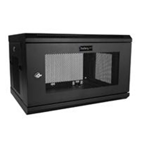 RK616WALM GABINETE RACK DE SERVIDORES 6U DE 19 PARA MONTAJE - CON PROFUNDIDAD AJUSTABLE DE 38CM/15 Y CIERRE DE SEGURIDAD - VENTI