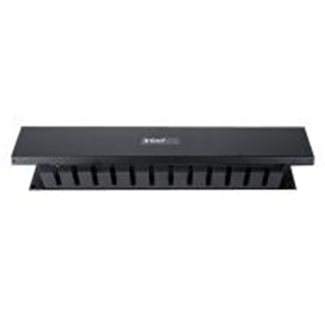 LPCM-042U ORGANIZADOR DE CABLES HORIZONTAL DE 19 METALICO, 2 UR.