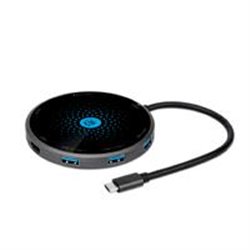 166560 DOCKING USB, MANHATTAN,166560,-C  8 PTOS, HDMI, USB-C PD,3XUSB-A,CARGA INALAMBRICA