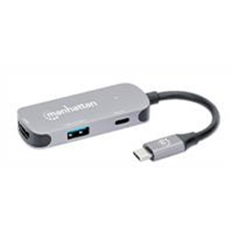 190299 DOCKING,MANHATTAN,190299, USB-C  3 PTOS, HDMI 4K@60HZ, USB-C