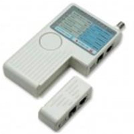 351911 PROBADOR DE CABLE,INTELLINET,351911, RED 4-EN-1 RJ11 / RJ45 / USB / BNC