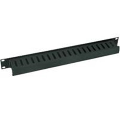 NORTH105-BKL ORGANIZADOR DE CABLES NORTH SYSTEM 1 U.R. SENCILLO HORIZONTAL 19 PULGADAS DUCTO 1.5X2 PULGADAS NEGRO LISO