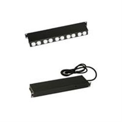 NORTH600-BKT BARRA DE 12 CONTACTOS NORTH SYSTEM HORIZONTAL CON SWITCH TERMOMAGNETICO MONTAJE RACK