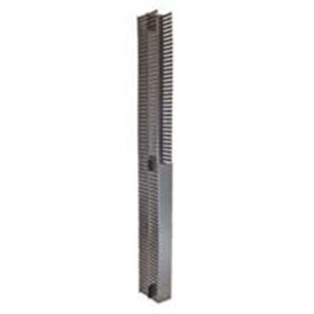 NORTH118-BKL ORGANIZADOR DE CABLES NORTH SYSTEM 42 U.R. DOBLE VERTICAL 19 PULGADAS DUCTO 3X3 PULGADAS NEGRO LISO
