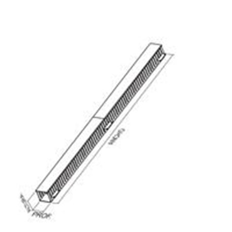 NORTH119-BKL ORGANIZADOR DE CABLES NORTH SYSTEM 21 U.R. SENCILLO VERTICAL 19 PULGADAS DUCTO 4X4 PULGADAS NEGRO LISO