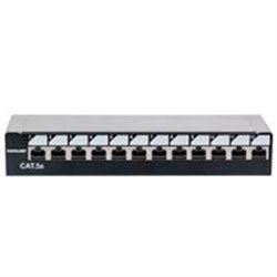 720618 PANEL PARCHEO,INTELLINET,720618, CAT 5E, 12 PTOS ESCRITORIO C/BLOQUEO