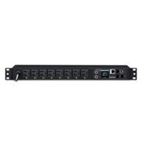 PDU41001 PDU CYBERPOWER (PDU41001), MONTAJE EN RACK DE 1U Y 8 SALIDAS (FRONTAL), PROPORCIONA UNA SALIDA DE 120V Y 15A 3 AÑOS DE 