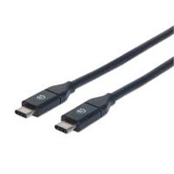 354899 CABLE USB,MANHATTAN,354899,-C V3.2, C-C  0.5M 10GBPS, 60W