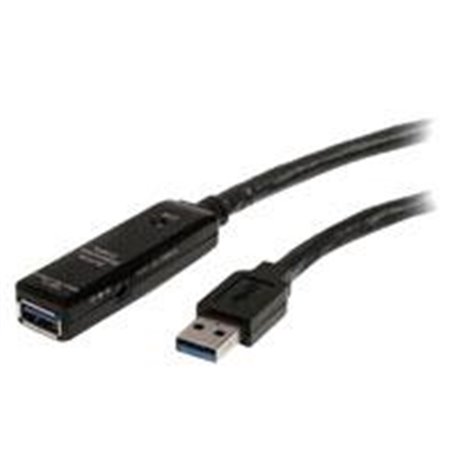 USB3AAEXT3M CABLE EXTENSOR ALARGADOR USB 3.0 SUPERSPEED ACTIVO DE 3M - USB A MACHO A HEMBRA - NEGRO - STARTECH.COM MOD. USB3AAEX