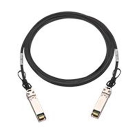 CAB-DAC30M-SFPP CABLE QNAP CAB-DAC30M-SFPP CABLE DE FIBRA ÓPTICA 3.0 METROS TWINAXIAL SFP+ 10GBE DAC NEGRO