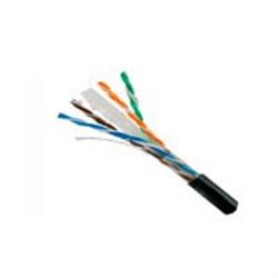 OUTPCAT6GCOPEXT BOBINA DE CABLE UTP  SAXXON CAT6 100% COBRE CON GEL/ 305 METROS/ USO EXTERIOR/ COLOR NEGRO/ CUMPLE CON ESTANDARE