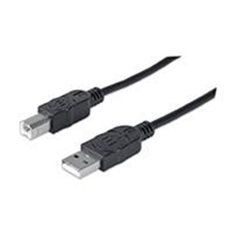 306218 CABLE USB, MANHATTAN,306218, V2.0 A-B  0.9M, NEGRO
