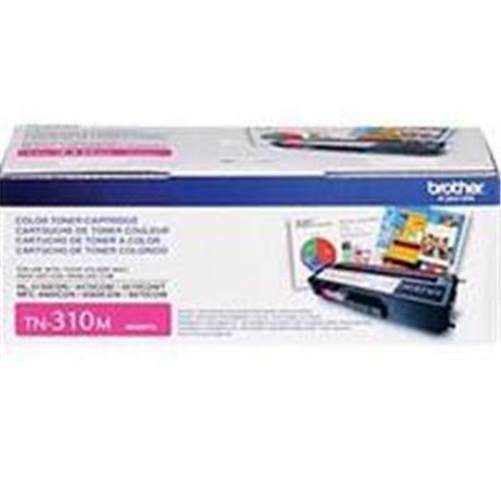 TN310M TONER BROTHER TN310M MAGENTA, 1,500 PAGINAS, PARA EQUIPOS DE LA SERIE 9000