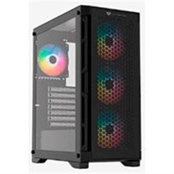 BR-938839 GABINETE GAMER BALAM RUSH CARBONO TWIN MATE 5000 / MEDIA TORRE / ATX,MICRO-ATX, MINI-ATX / 4 VENTILADORES ARGB / PANEL