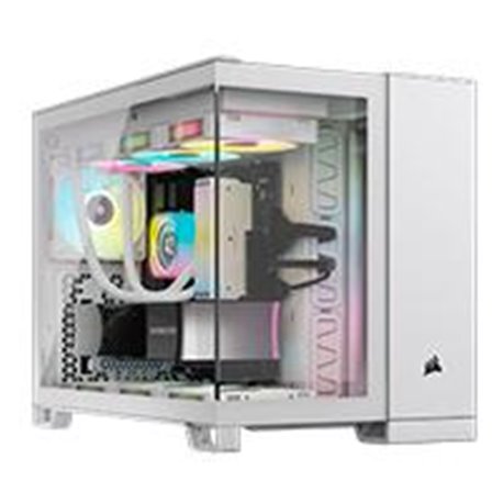 CC-9011268-WW GABINETE CORSAIR 2500X LINK /BLANCO /SEMITORRE/MICROATX-MITX / CRISTAL TEMPLADO/GAMER/ RGB (CC-9011268-WW)