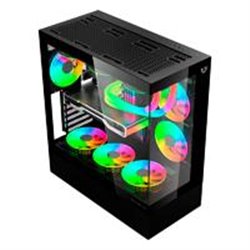 BR-938723 GABINETE GAMER BALAM RUSH TANK SUPER 9200TB / MEDIA TORRE / ATX - MICRO ATX - ITX / PANELES REMOVIBLES CRISTAL TEMPLAD