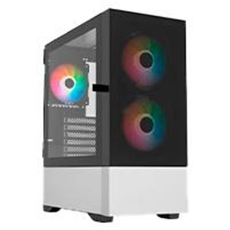 BR-938914 GABINETE GAMER BALAM RUSH NITROX AIRCOOL 5500 ABW / MEDIA TORRE / ATX, M-ATX, MINI ITX / VENTILADOR ARGB / PANEL REMOV