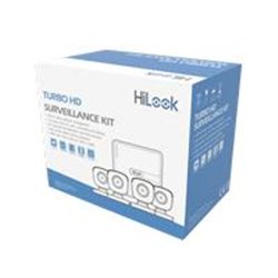 KIT7204BP(C) KIT TURBOHD 720P HILOOK BY HIKVISION KIT TURBOHD 720P DVR 4 CANALES / 4 CMARAS BALA DE POLICARBONATO / 4 CABLES 18 