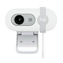 960-001615 WEBCAM LOGITECH BRIO 100 BLANCO FHD 1080 A 30 FPS 58° RIGHTLIGHT 2, MICROFONO USB-A WIN/  MAC / CHROME