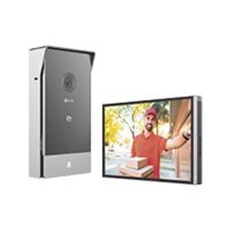 HP7 VIDEOPORTERO IP CONEXION A 2 HILOS / CON MONITOR WI-FI PARA INTERIOR / FRENTE DE CALLE IP65 USO EXTERIOR PROTEGIDO / CAMARA 