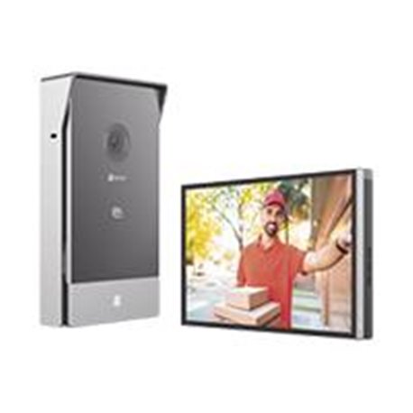 CS-HP7 VIDEOPORTERO IP CONEXION A 2 HILOS / CON MONITOR WI-FI PARA INTERIOR / FRENTE DE CALLE IP65 USO EXTERIOR PROTEGIDO / CAMA