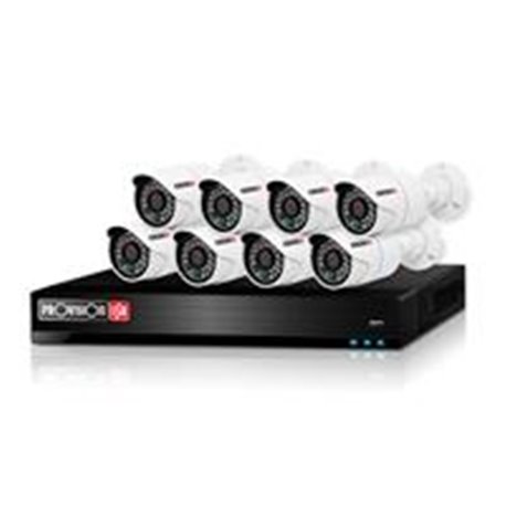 PRO88AHDKIT KIT PROVISION ISR/ AHD DVR 8 CH / 8 CAMARAS BALA 2 MP/ IR 15 MTS/ 8 CABLES 20 MTS COAXIAL SIAMES
