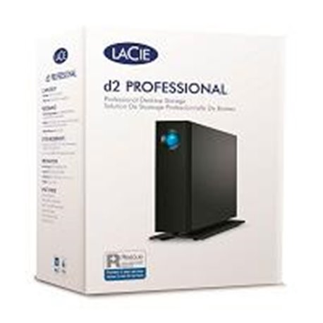 STHA20000800 DISCO DURO EXTERNO LACIE D2 PROFESSIONAL 20TB 3.5 ESCRITORIO USB 3.1 TIPO-C USB 3.0 NEGRO WIN MAC ADAPT DE ALIMENTA