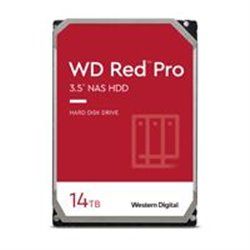 WD142KFGX DISCO DURO INTERNO WD RED PRO 14TB 3.5 ESCRITORIO SATA3 6GB/S 512MB 7200RPM 24X7 HOTPLUG NAS 1-24 BAHIAS WD142KFGX