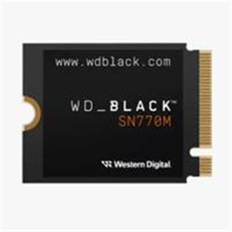 WDS100T3X0G-00CHY0,WDS100T3X0G UNIDAD DE ESTADO SOLIDO SSD INTERNO WD BLACK SN770M 1TB M.2 2230 NVME PCIE GEN4 LECT.5150MB/S ESC
