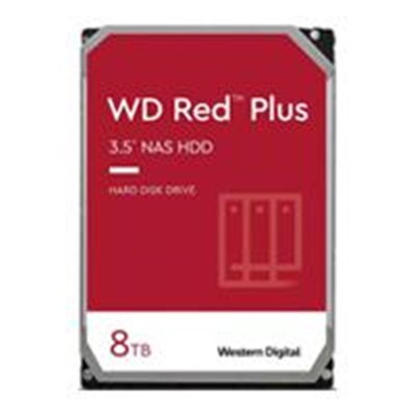 WD80EFPX DISCO DURO INTERNO WD RED PLUS 8TB 3.5 ESCRITORIO SATA3 6GB/S 256MB 5640RPM 24X7 HOTPLUG NAS 1-8 BAHIAS WD80EFPX
