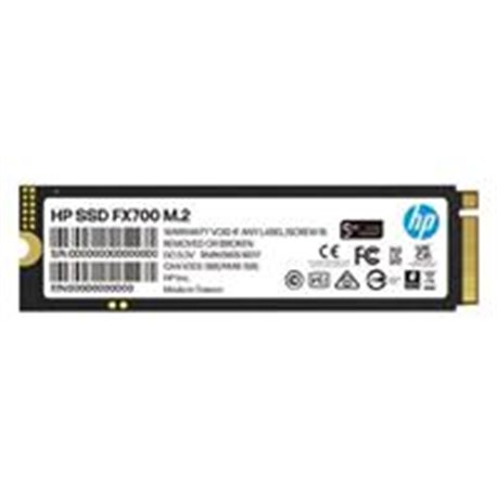 8U2N5AA UNIDAD DE ESTADO SOLIDO SSD INTERNO HP FX700 2TB M.2 2280 NVME PCIE GEN 4X4 LECT.7200 ESCRIT.6200 MBS PC LAPTOP MINIPC (