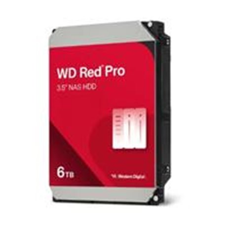 WD6005FFBX DISCO DURO INTERNO WD RED PRO 6TB 3.5 ESCRITORIO SATA3 6GB/S 256MB 7200RPM 24X7 HOTPLUG NAS 1-16 BAHIAS  WD6005FFBX