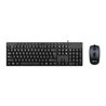 TZACCBA01 TECLADO/MOUSE TECHZONE TZACCBA01 ALAMBRICO USB NEGRO