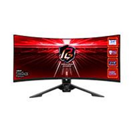 PG34WQ15R3A MONITOR GAMER ASROCK PHANTOM GAMING 34 CURVO RGB/ WQHD(3440X1440)1500R/165 HZ/1MS(MPRT)/2 X HDMI 2.0/1 DISPLAYPORT 1