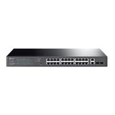 TL-SG1428PE SWITCH | TP-LINK | TL-SG1428PE | 28 PUERTOS | 24 PTOS POE+ | 2 RANURAS SFP | GIGABIT