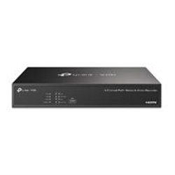 VIGI NVR1004H NVR TP-LINK VIGI VIGI NVR1004H 4 CANALES SALIDA VIDEO 4K POE ONVIF PLUG AND PLAY GRABACION 24/7 AUDIO BIDIRECCIONA