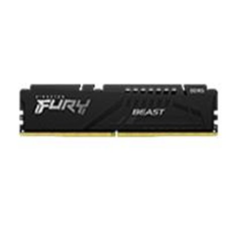 KF556C40BB-32 MEMORIA RAM KINGSTON DIMM DDR5 32GB 5600MT/S FURY BEAST BLACK XMP CL40 288PIN 1.25V C/DISIPADOR DE CALOR P/PC/GAME