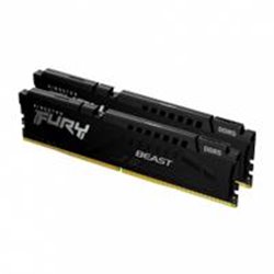 KF552C40BBK2-32 MEMORIA RAM KINGSTON DIMM DDR5 32GB (2X16GB) 5200MT/S FURY BEAST BLACK CL40 288PIN 1.25V C/DISIPADOR DE CALOR P/