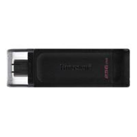DT70/256GB MEMORIA FLASH USB KINGSTON DATA TRAVELER 70 256GB GEN 1 3.2 TIPO C NEGRO (DT70/256GB)